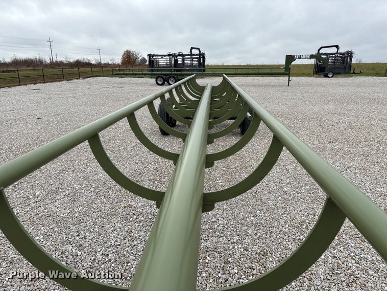 image for item EN5831 RBW Hay Baron HB36 hay bale trailer