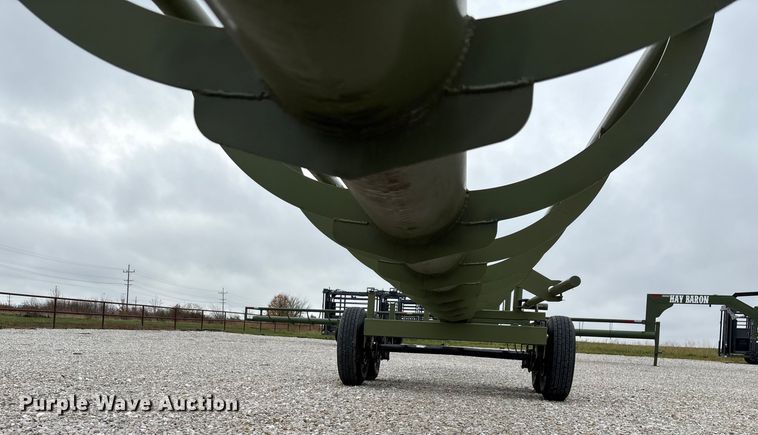 image for item EN5831 RBW Hay Baron HB36 hay bale trailer