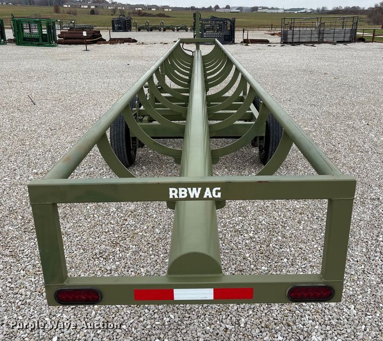 image for item EN5831 RBW Hay Baron HB36 hay bale trailer