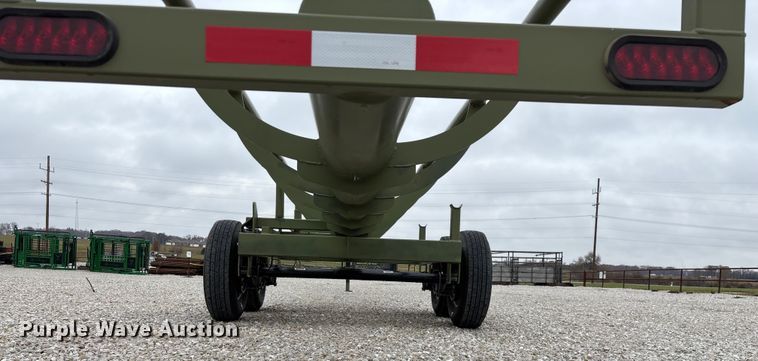 image for item EN5831 RBW Hay Baron HB36 hay bale trailer