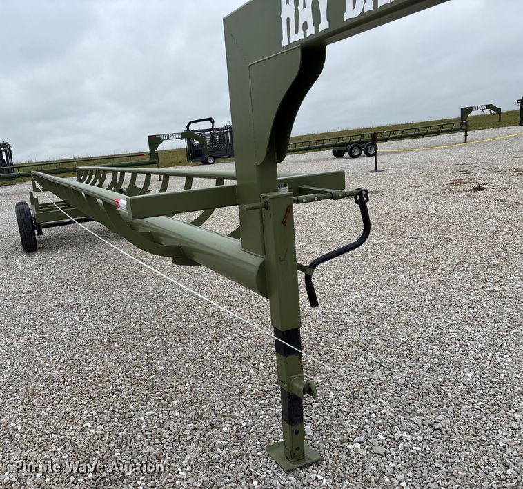 image for item EN5831 RBW Hay Baron HB36 hay bale trailer