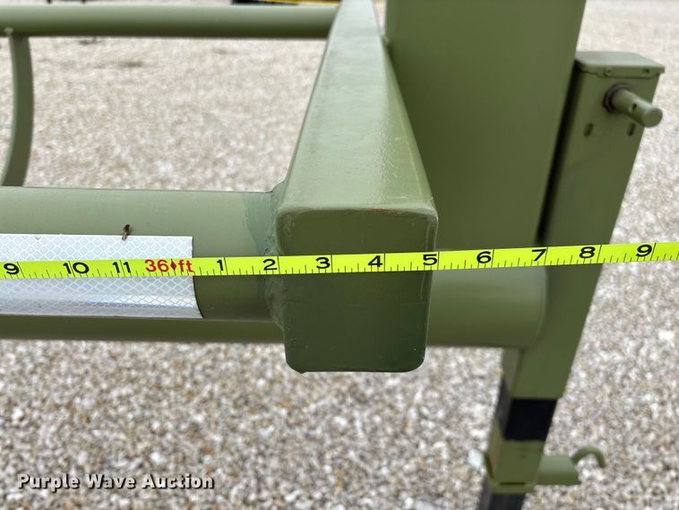 image for item EN5831 RBW Hay Baron HB36 hay bale trailer