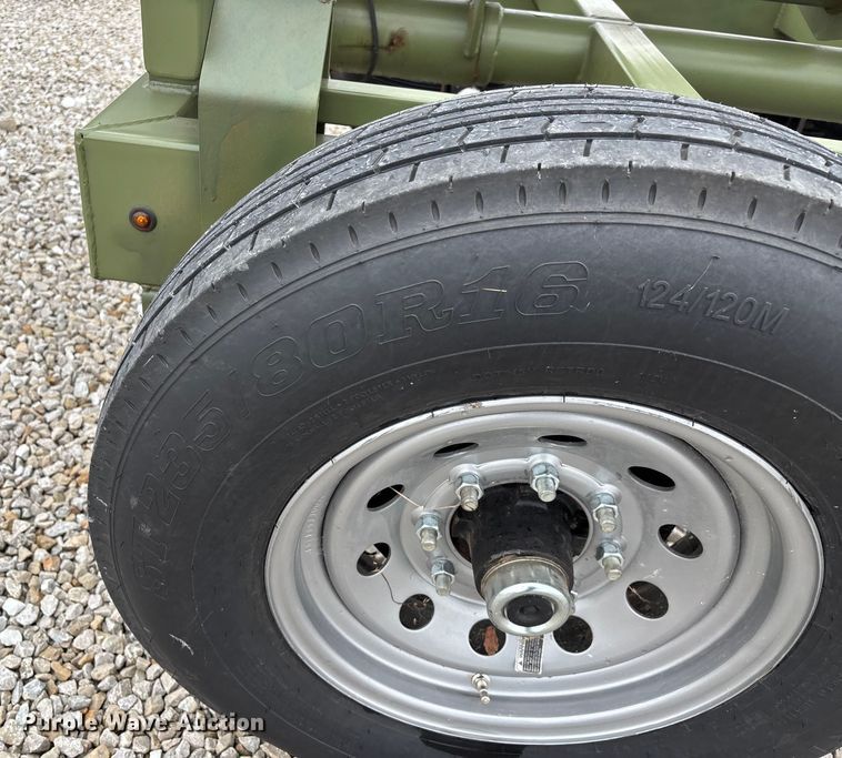 image for item EN5831 RBW Hay Baron HB36 hay bale trailer