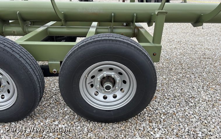 image for item EN5831 RBW Hay Baron HB36 hay bale trailer