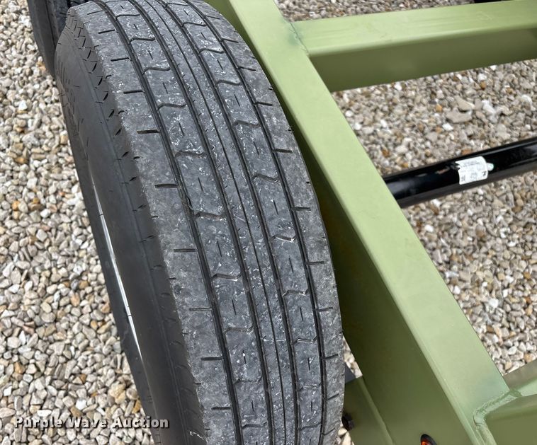 image for item EN5831 RBW Hay Baron HB36 hay bale trailer