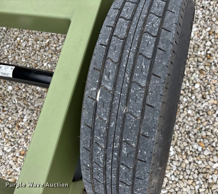 image for item EN5831 RBW Hay Baron HB36 hay bale trailer