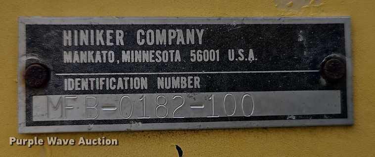 image for item EO4879 Hiniker Company sprayer