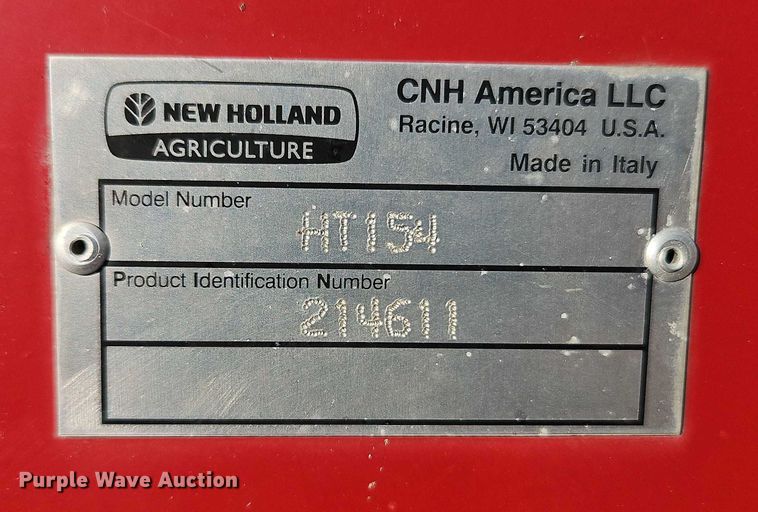 image for item EO4885 New Holland HT154 hay rake