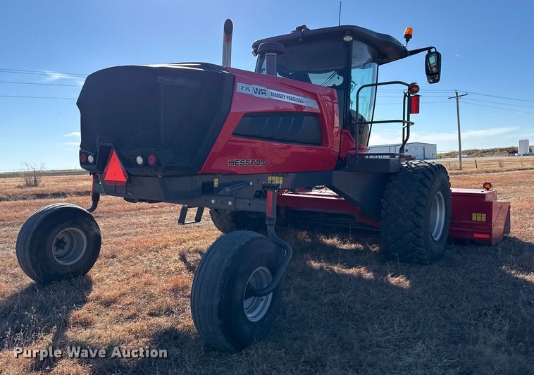 image for item EP2521 2023 Massey Ferguson WR 235 swather / windrower