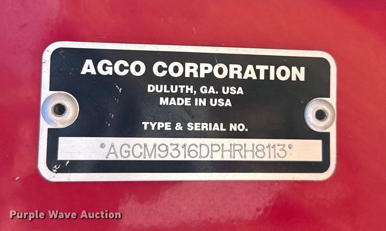 image for item EP2521 2023 Massey Ferguson WR 235 swather / windrower