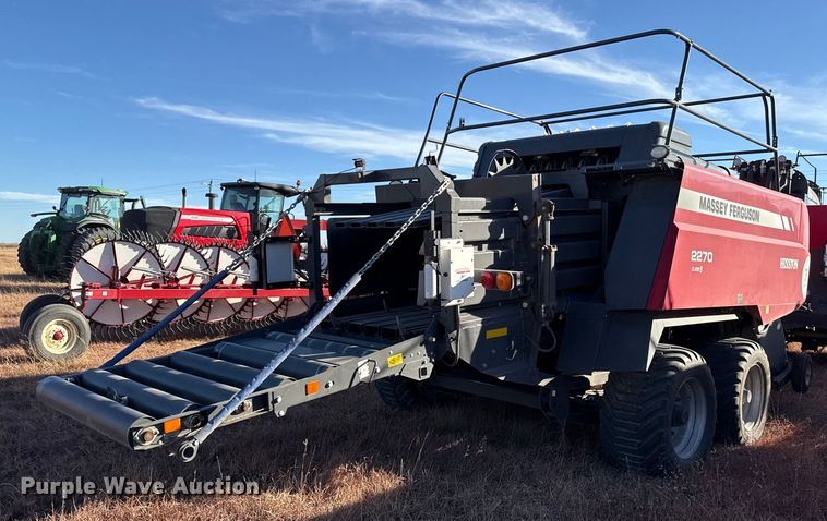 image for item EP2524 2021 Massey Ferguson 2270 large square baler