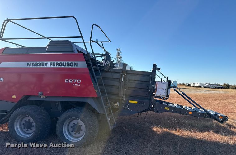 image for item EP2524 2021 Massey Ferguson 2270 large square baler