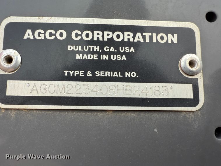 image for item EP2525 2024 Massey Ferguson 2234 LB large square baler