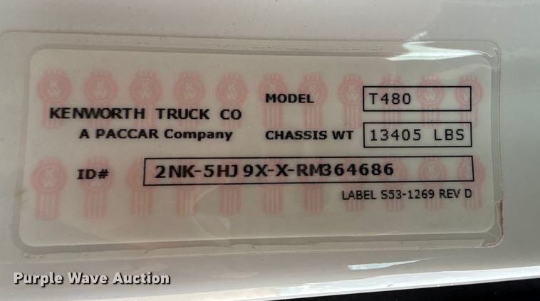 image for item EP2579 2024 Kenworth T480 feed mixer truck