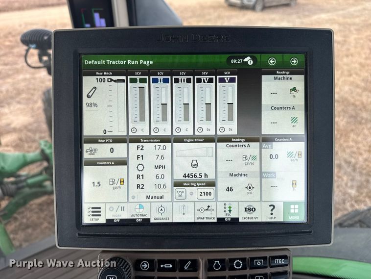 image for item EP2640 2019 John Deere 8245R MFWD tractor