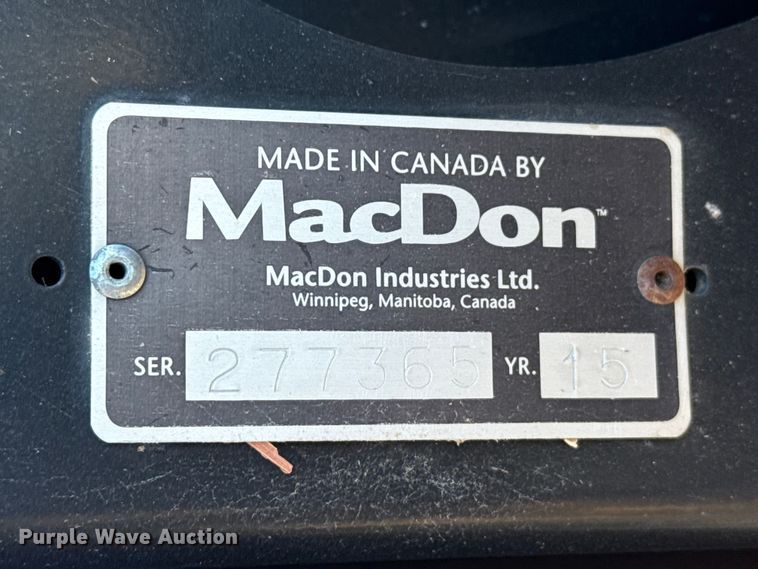 image for item EP2652 2015 Macdon D65-D draper head