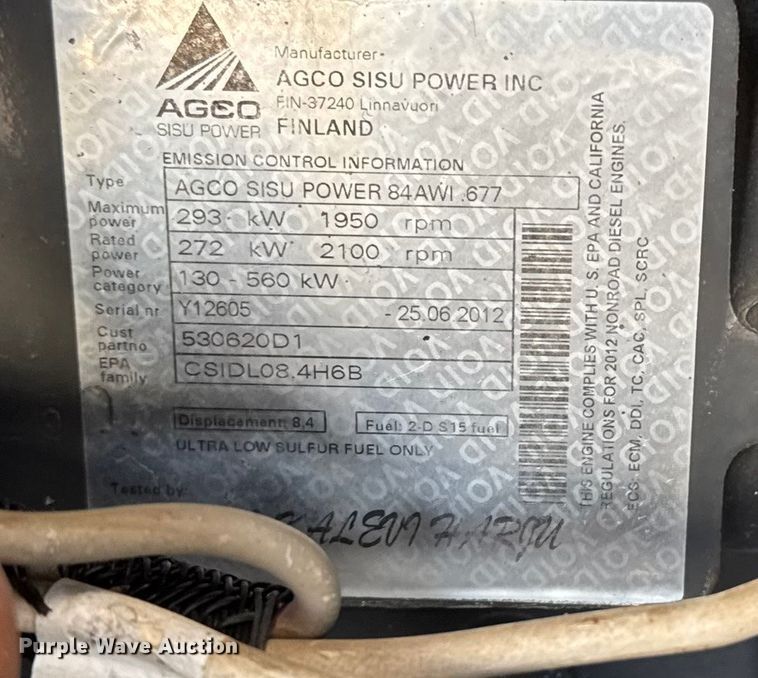 image for item ET4060 AGCO TerraGator TG8400 sprayer