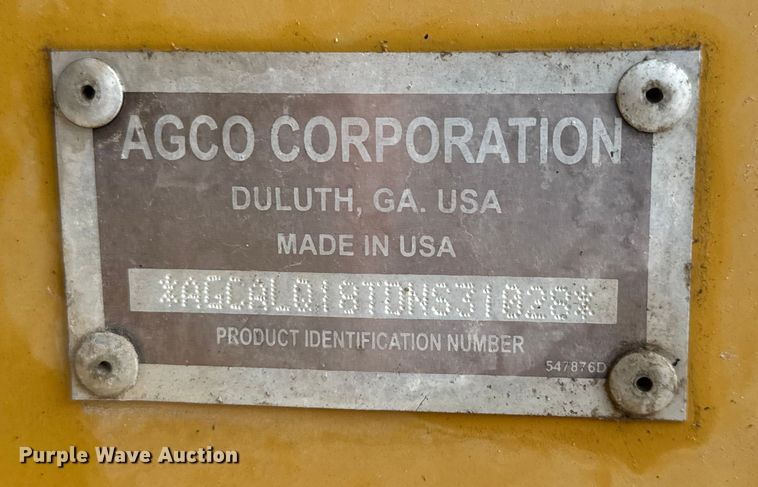 image for item ET4060 AGCO TerraGator TG8400 sprayer