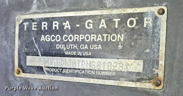 image for item ET4060 2013 AGCO TerraGator TG8400 sprayer