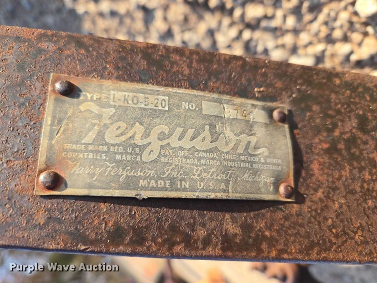 image for item ET5290 Ferguson L-KO-B-20 field cultivator