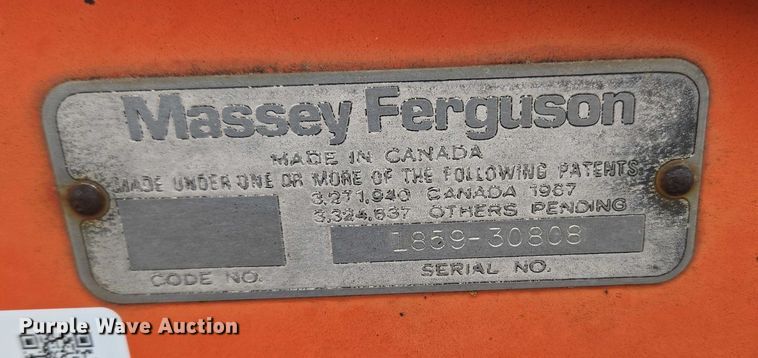 image for item ET5341 Massey Ferguson 510 combine