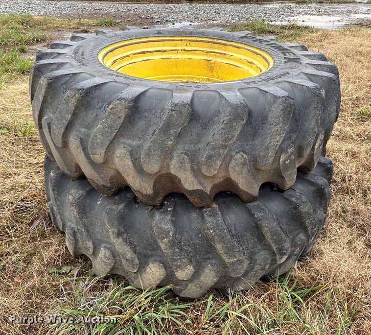 image for item ET7333 (2) PrimeX 460/85-34 tires and wheels