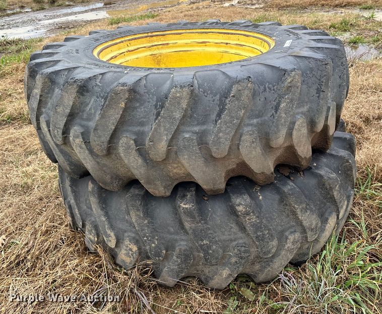 image for item ET7333 (2) PrimeX 460/85-34 tires and wheels