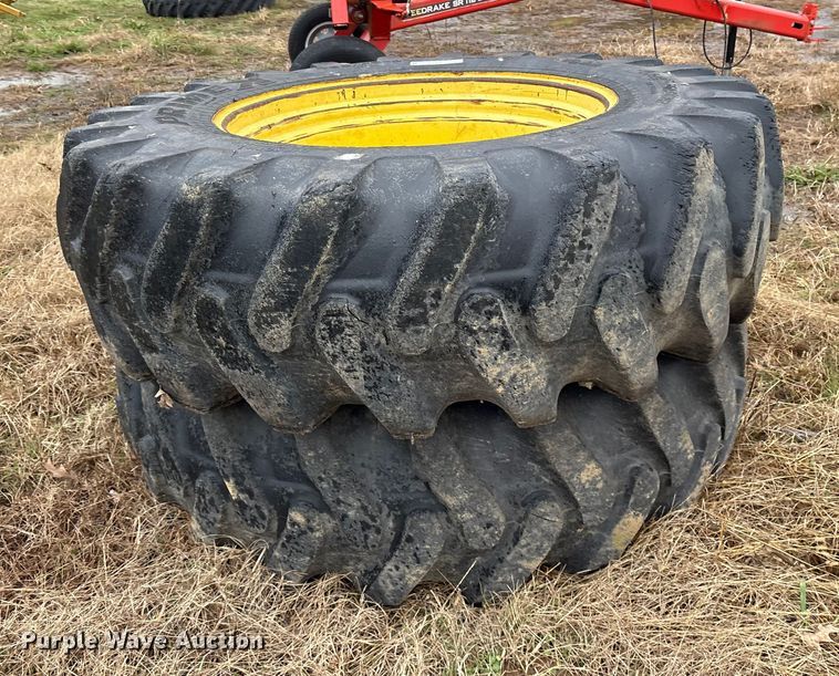 image for item ET7333 (2) PrimeX 460/85-34 tires and wheels