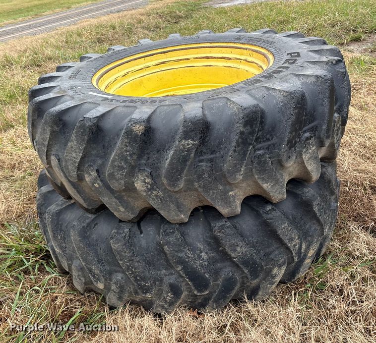 image for item ET7333 (2) PrimeX 460/85-34 tires and wheels