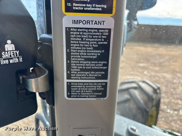 image for item EU4742 2014 John Deere 7210R MFWD tractor