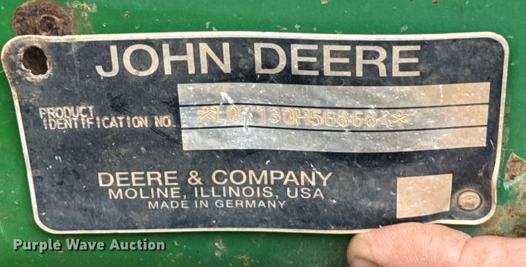 image for item EU5479 2009 John Deere 7130 MFWD tractor