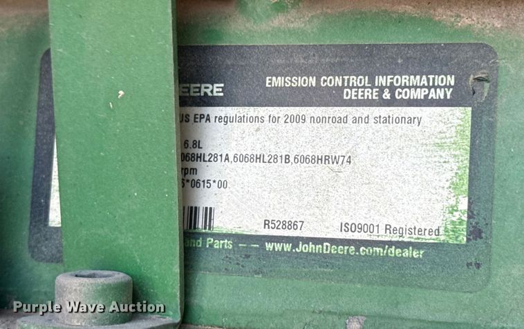 image for item EU5500 2009 John Deere 7330 tractor