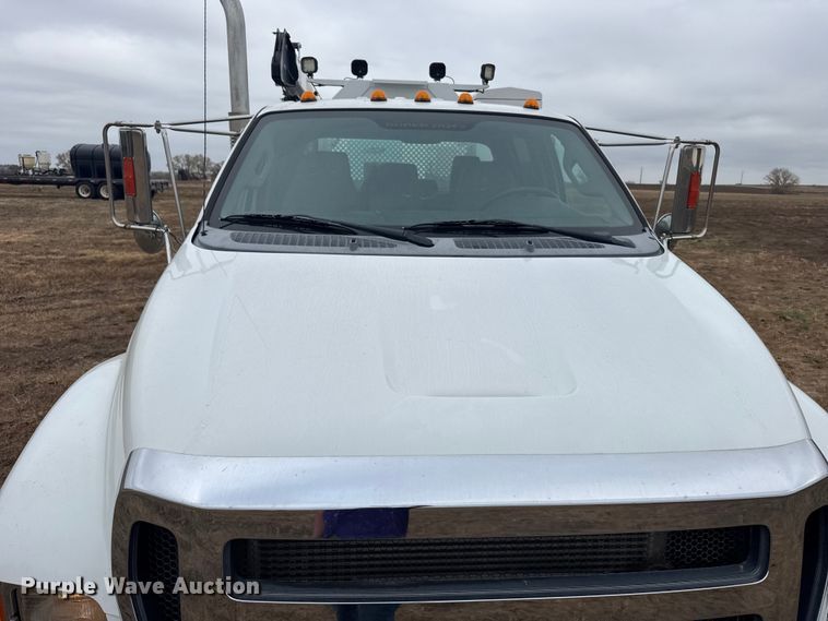 image for item EU6363 2015 Ford F750 Super Duty Crew Cab utility / service truck