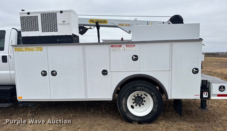 image for item EU6363 2015 Ford F750 Super Duty Crew Cab utility / service truck