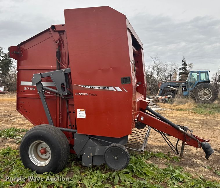 image for item EU6413 2007 Massey Ferguson 2756 round baler
