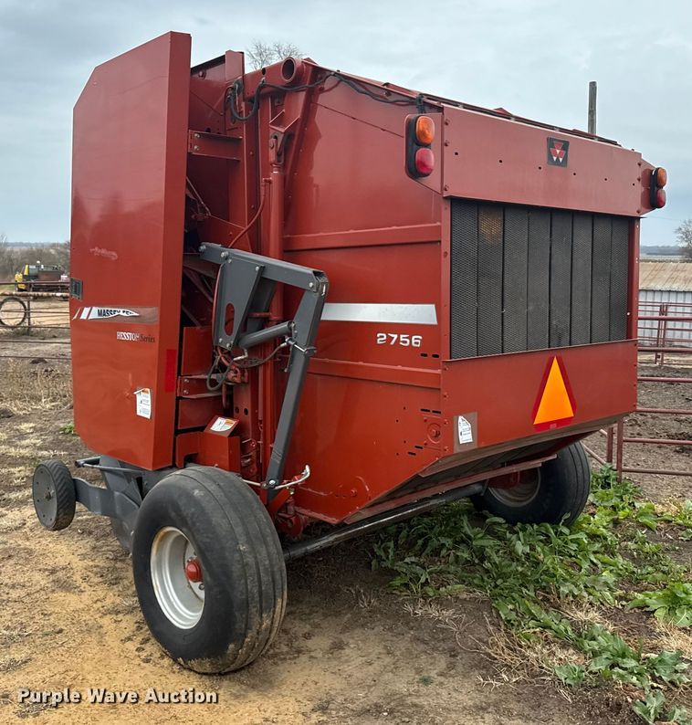 image for item EU6413 2007 Massey Ferguson 2756 round baler
