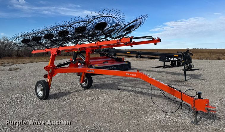 image for item EU6469 2019 Kubota RR212CR hay rake