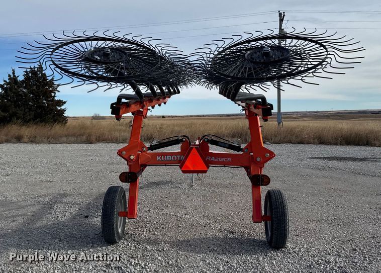 image for item EU6469 2019 Kubota RR212CR hay rake