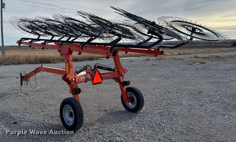 image for item EU6469 2019 Kubota RR212CR hay rake