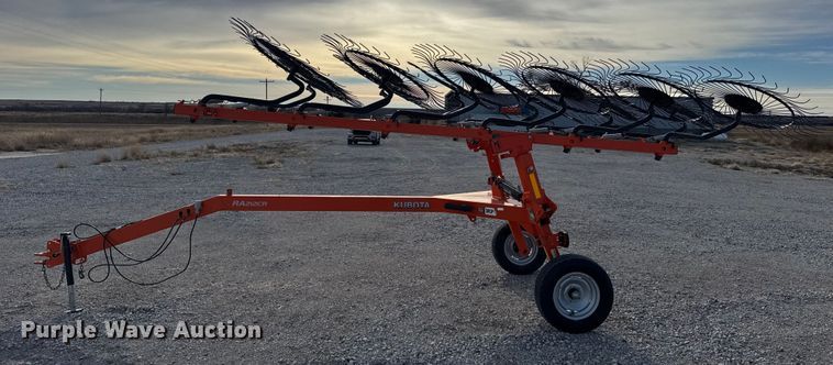 image for item EU6469 2019 Kubota RR212CR hay rake