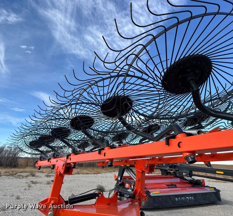 image for item EU6469 2019 Kubota RR212CR hay rake