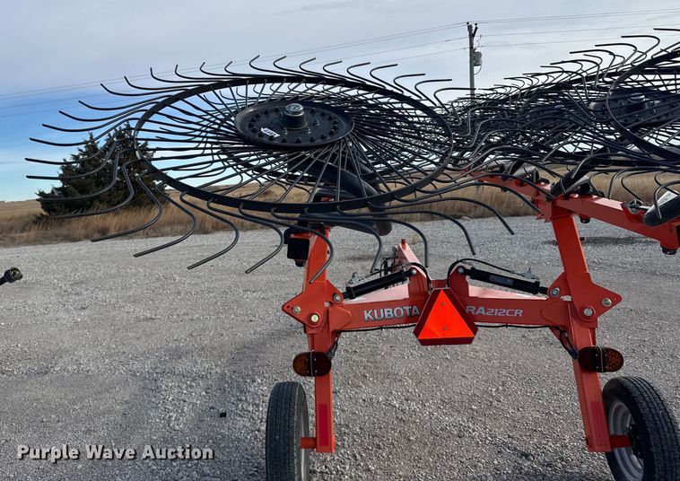 image for item EU6469 2019 Kubota RR212CR hay rake
