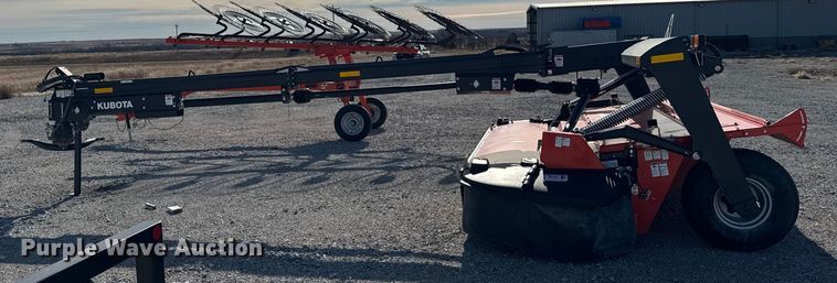 image for item EU6470 2019 Kubota DMC8540R swather / windrower