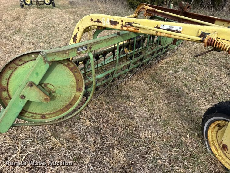 image for item EU6482 John Deere 640 hay rake