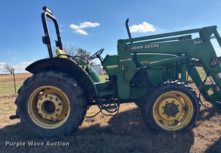 image for item EV2556 2000 John Deere 5310 MFWD tractor