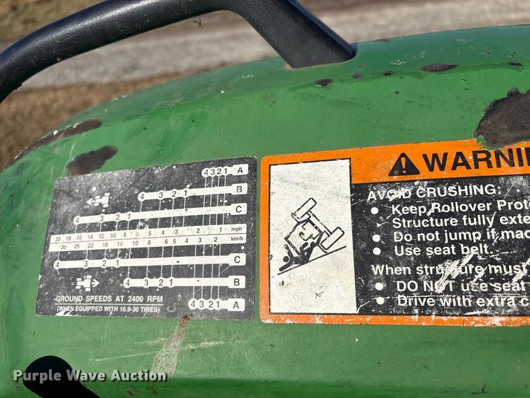 image for item EV2556 2000 John Deere 5310 MFWD tractor