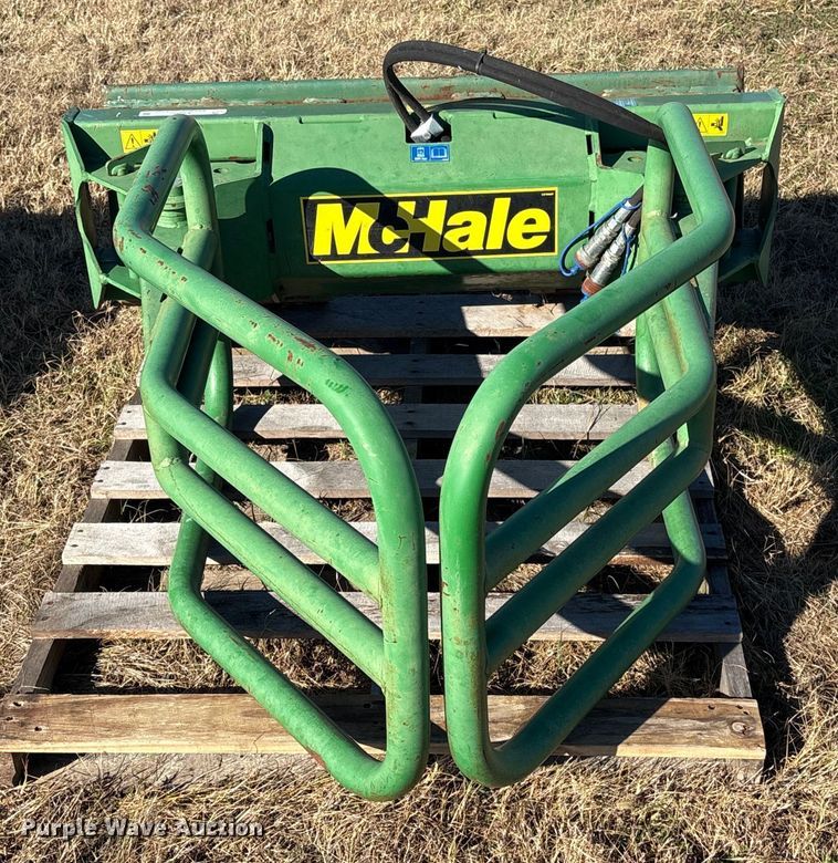 image for item EV2557 2021 McHale R5 skid steer bale grabber
