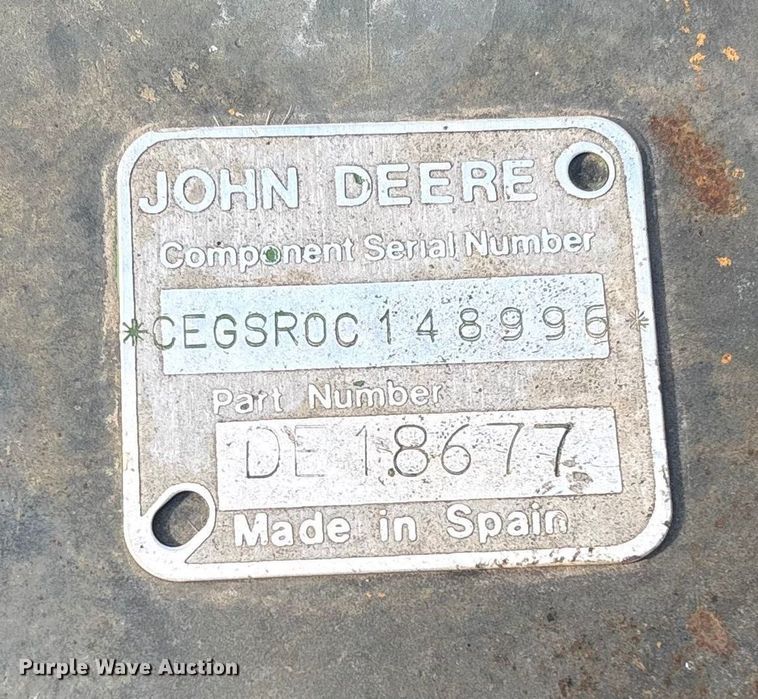 image for item EV2558 John Deere 2018 batwing rotary mower