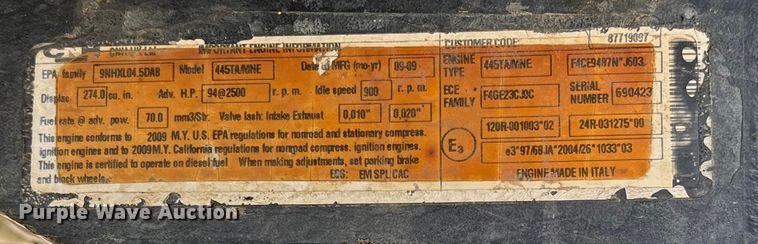 image for item EV3383 2011 New Holland TD5050 tractor