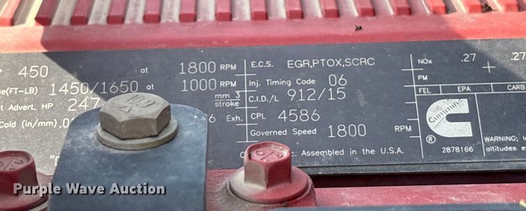 image for item EV4425 2017 Peterbilt 579 semi truck